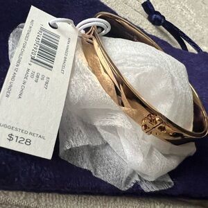 Brand new tags on Tory Burch gold logo bangle